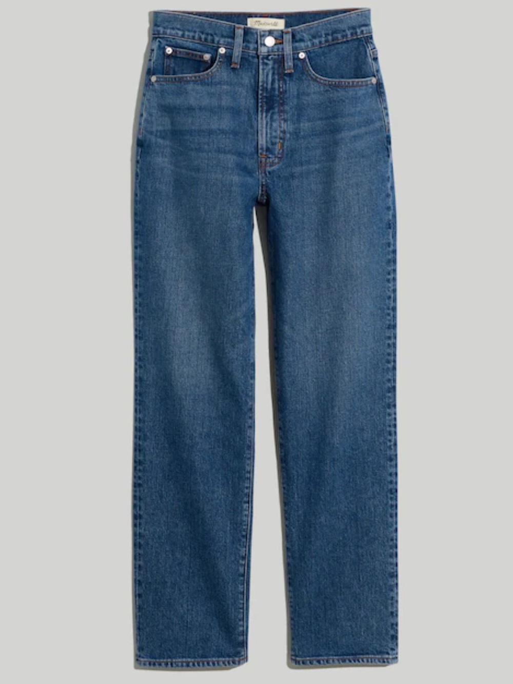 Madewell Perfect Vintage Straight Jean Medium Wash Size 31P